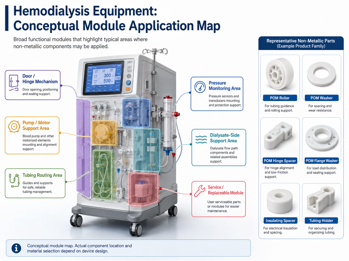 Hemodialysis Equipment Conceptual Module Application Map